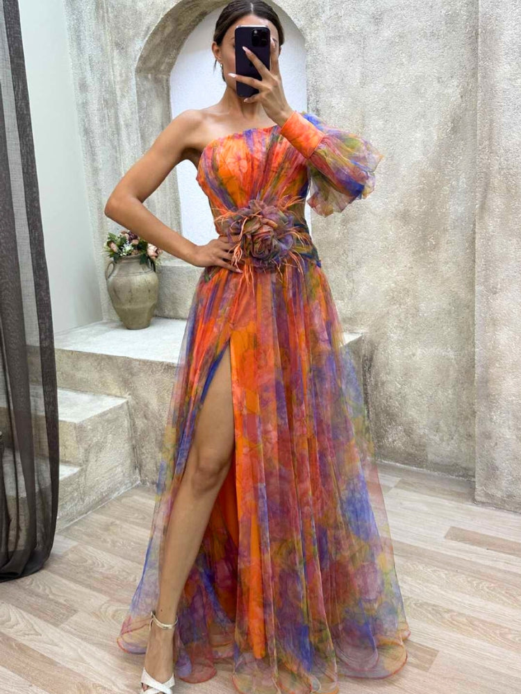 Kayla - Maxi sukienka w kwiaty