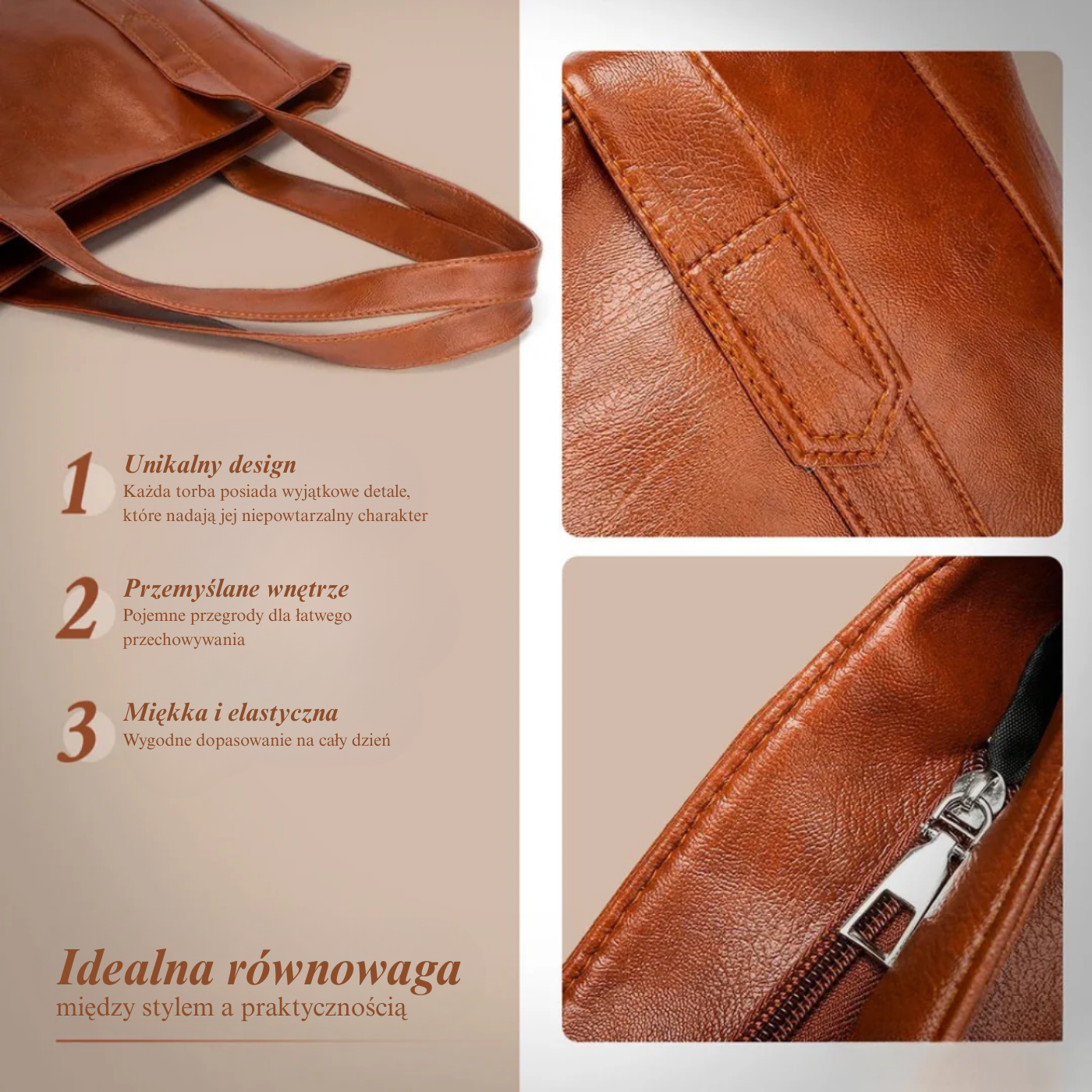 Elena™ | Elegancki design – Torba tote