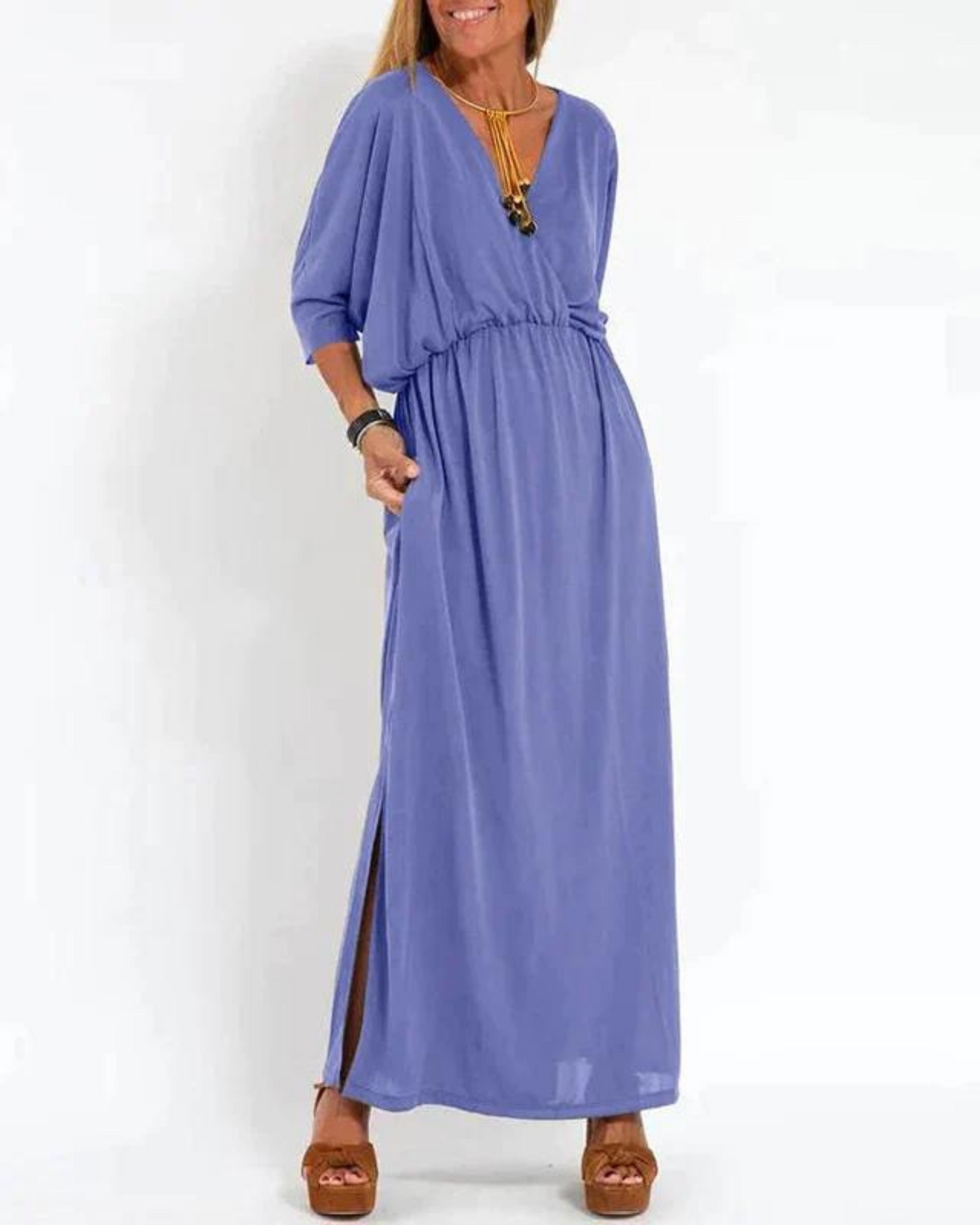 LANI - Sukienka maxi w stylu vintage