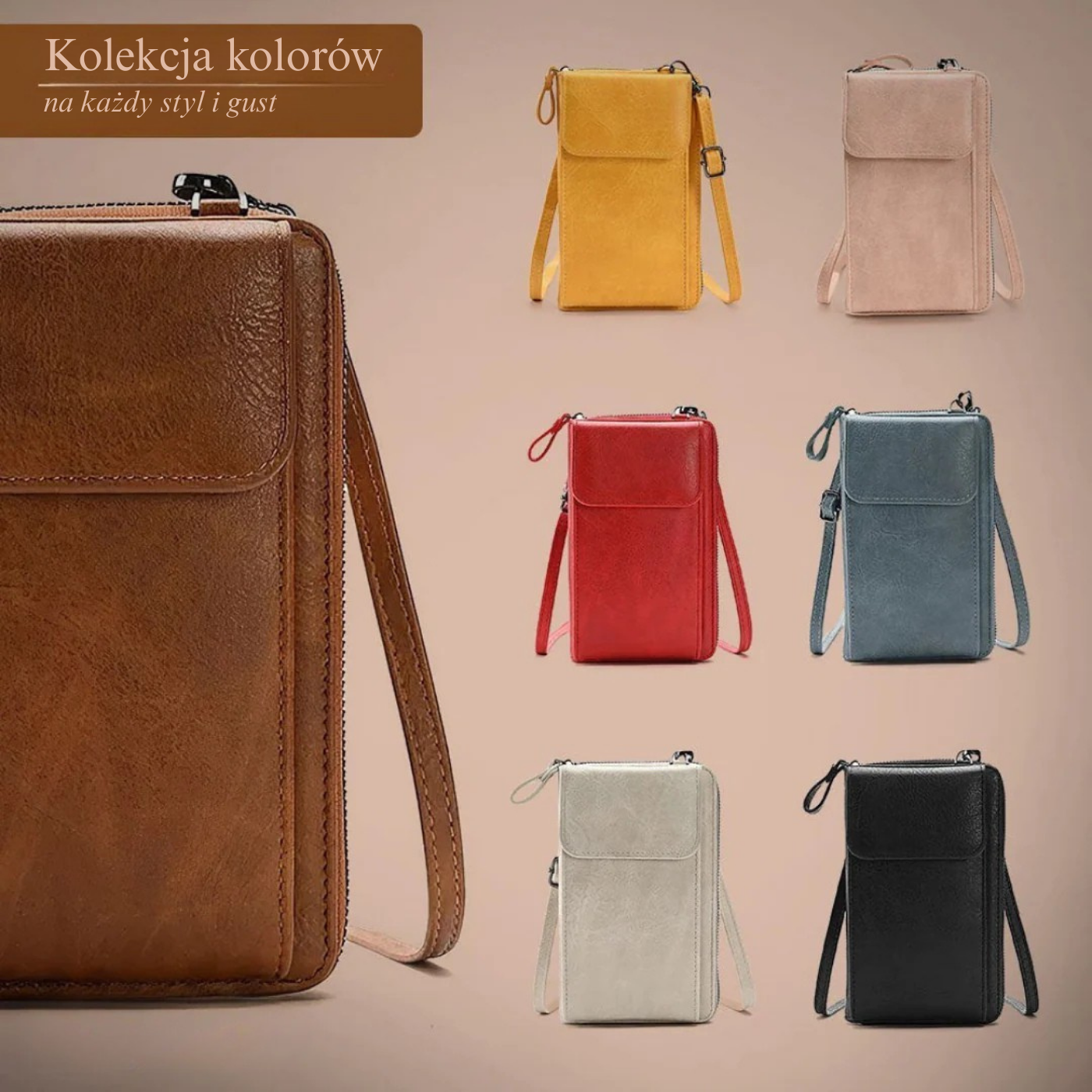 Nina™ | Klasyczny styl – Kompaktowa torebka