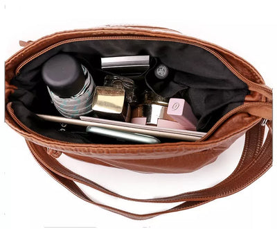 Paulina™ | Torba na ramię z miękkiej skóry