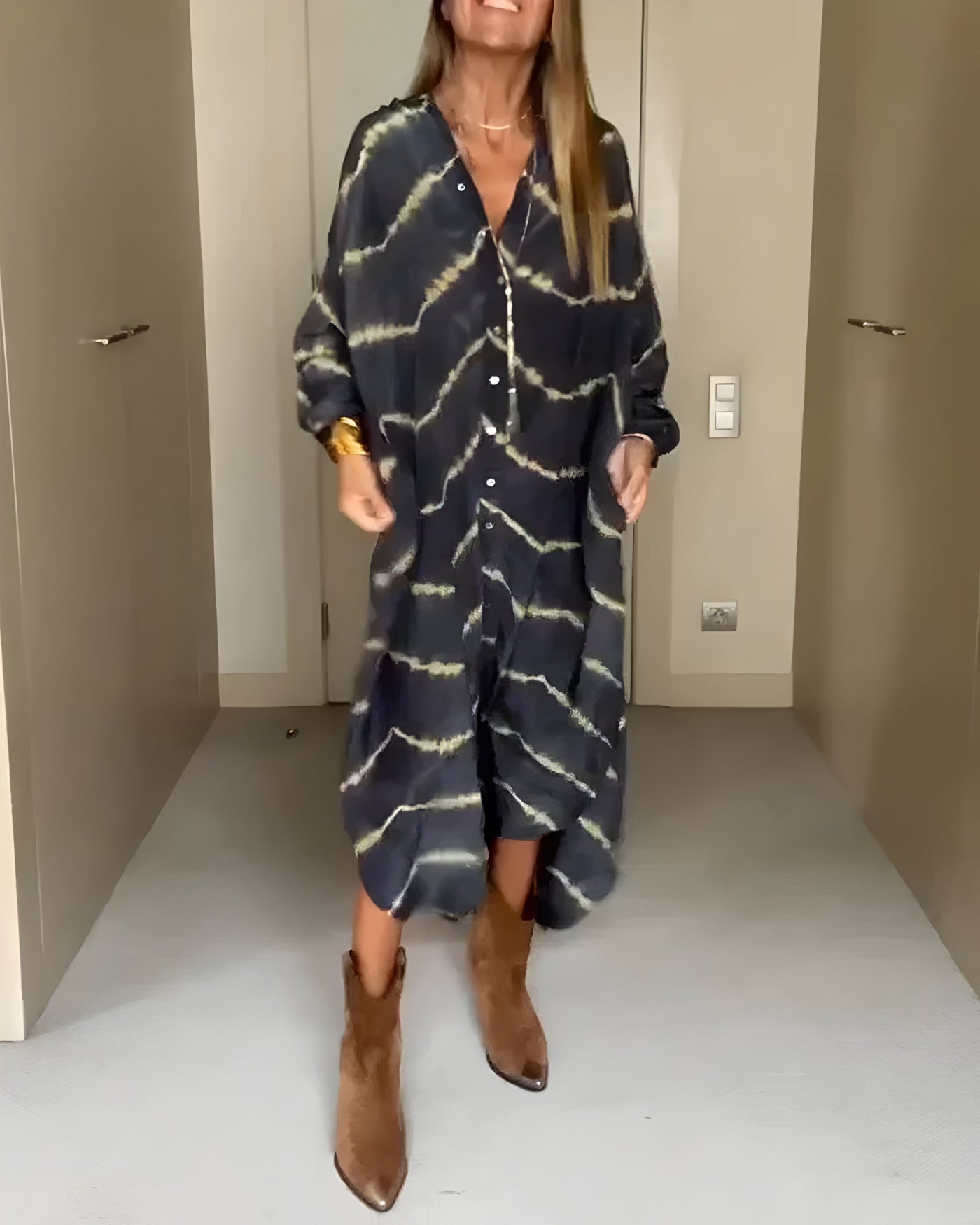 Julia™ | Boho Pasiasta Sukienka Maxi