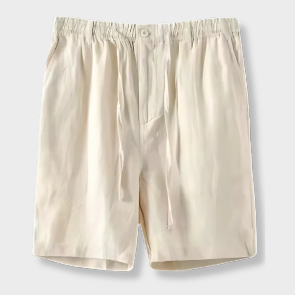 Krótkie spodenki lniane