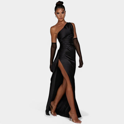 SERENYA – Luksusowa satynowa sukienka wieczorowa