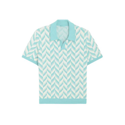 Polo z dekoltem w serek