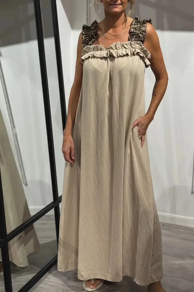 Helen - Elegancka sukienka w panterkę