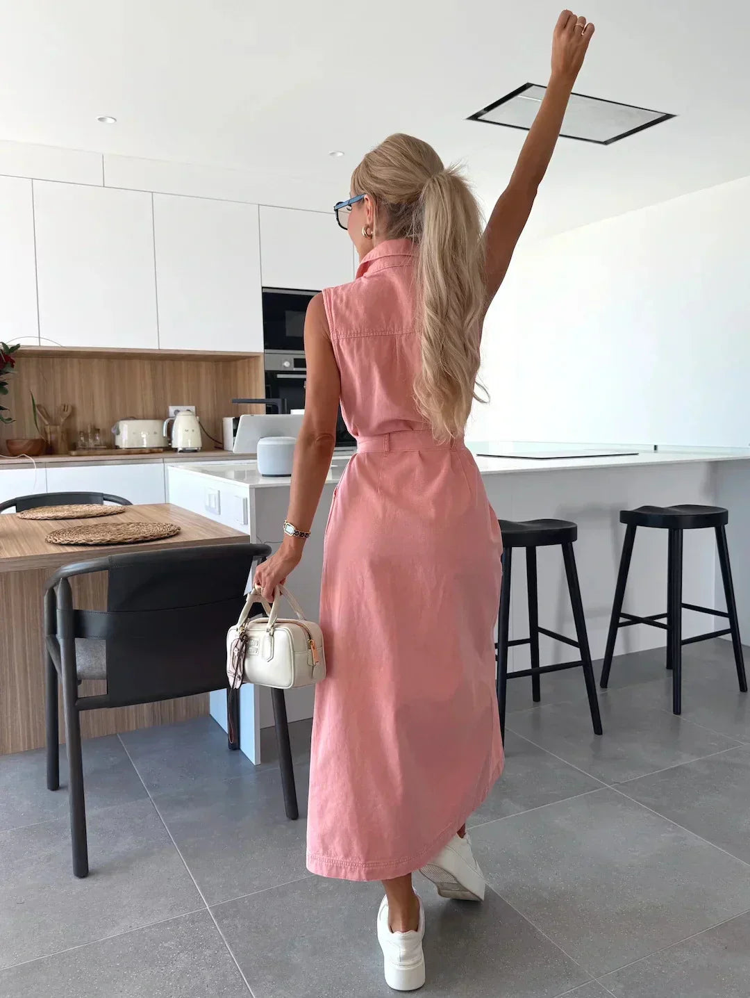 Isabelle | Maxi Denim Sukienka