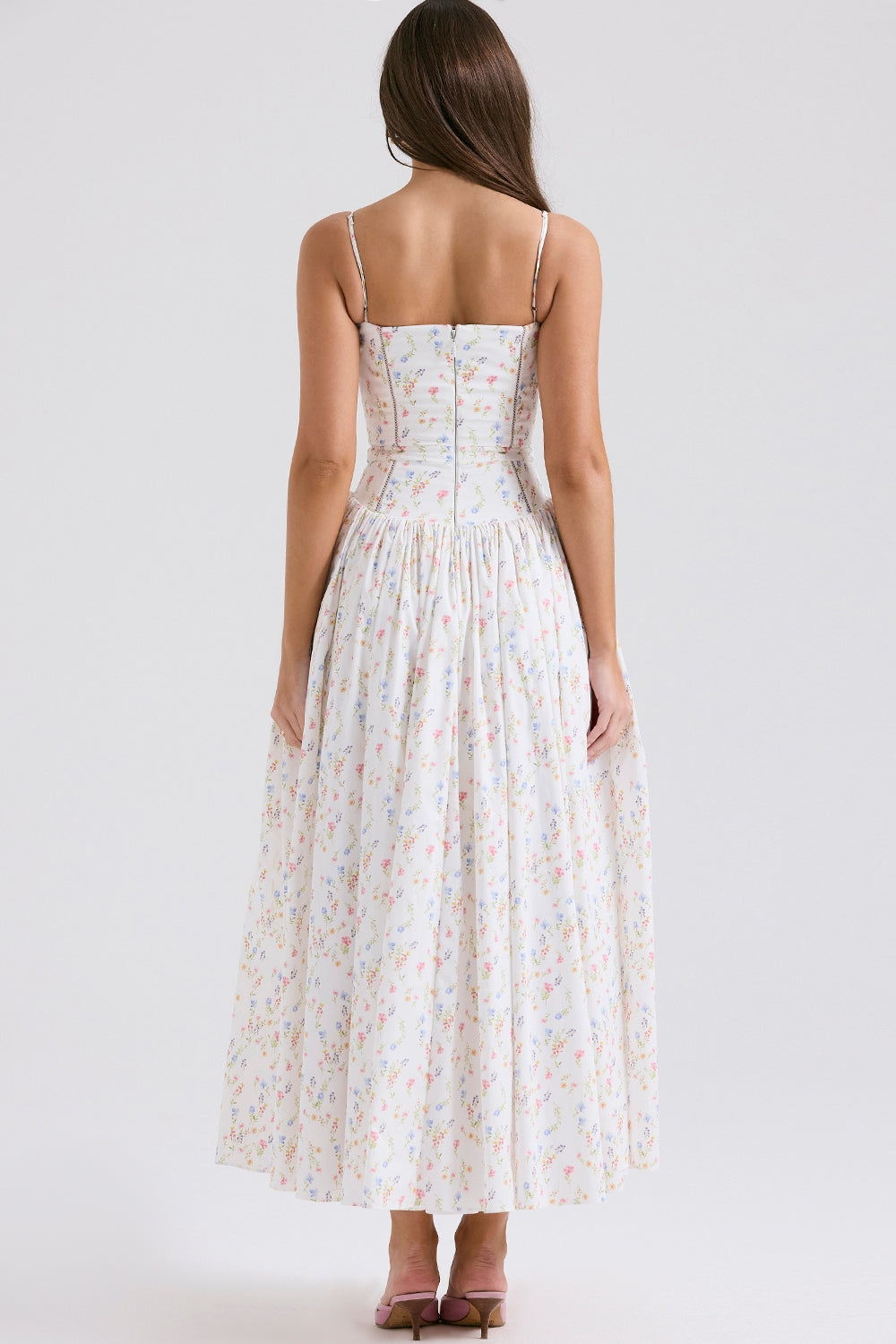 Daleyza - Klasyczna letnia sukienka maxi