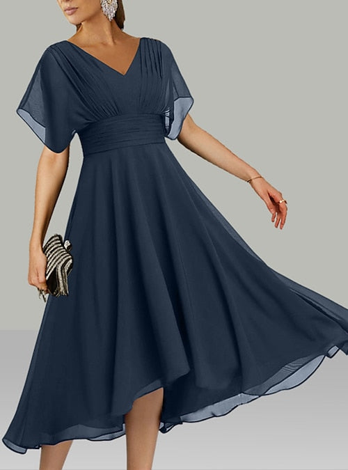 Julita - Zwiewna sukienka wieczorowa